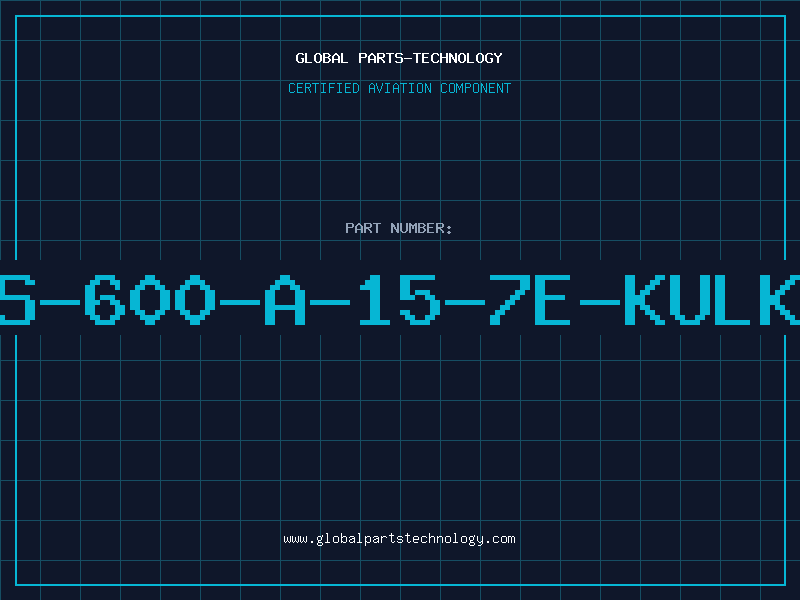 Aviation Part MS-600-A-15-7E-KULKA