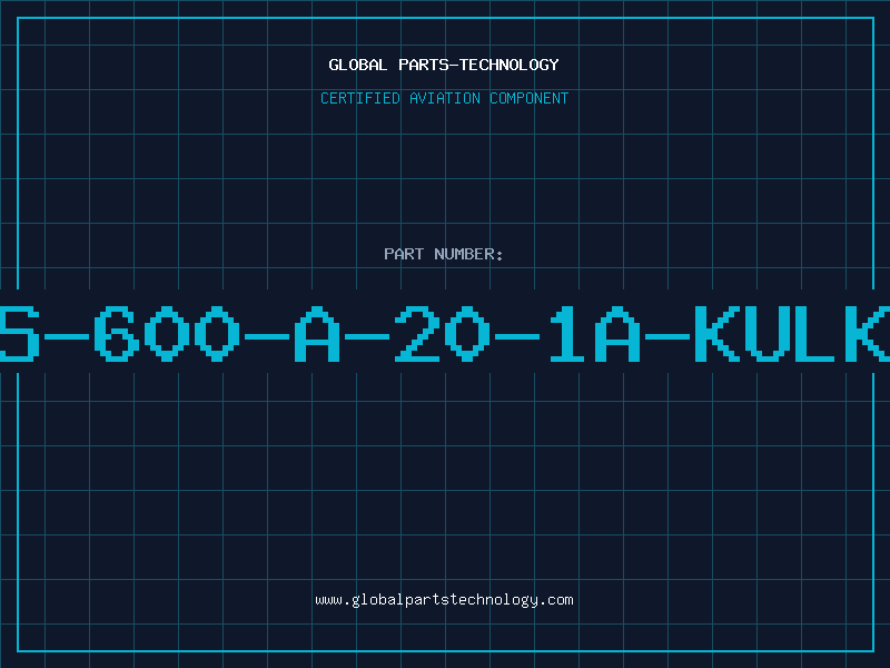 Aviation Part MS-600-A-20-1A-KULKA