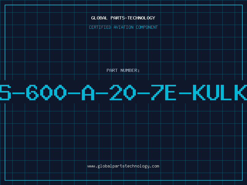 Aviation Part MS-600-A-20-7E-KULKA