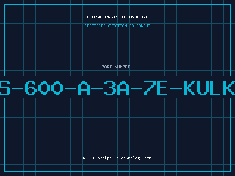 Aviation Part MS-600-A-3A-7E-KULKA
