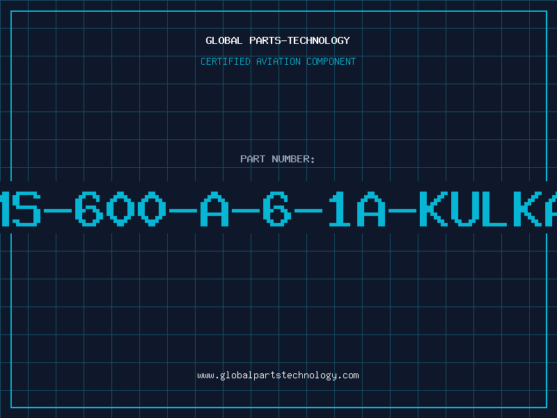 Aviation Part MS-600-A-6-1A-KULKA