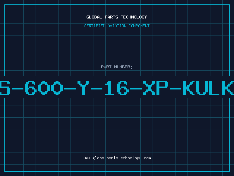 Aviation Part MS-600-Y-16-XP-KULKA