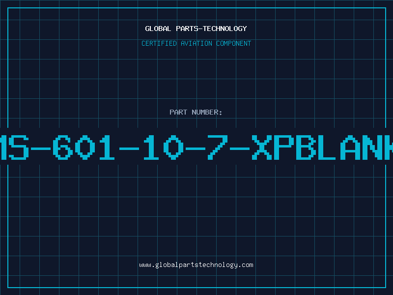 Aviation Part MS-601-10-7-XPBLANK