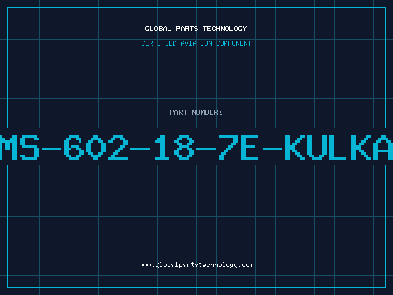 Aviation Part MS-602-18-7E-KULKA