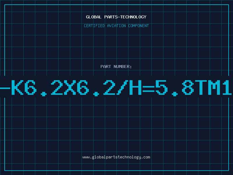 Aviation Part MS-K6.2x6.2/h=5.8TM116
