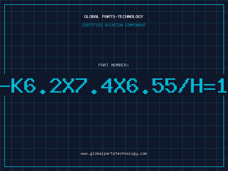 Aviation Part MS-K6.2x7.4x6.55/h=1mm