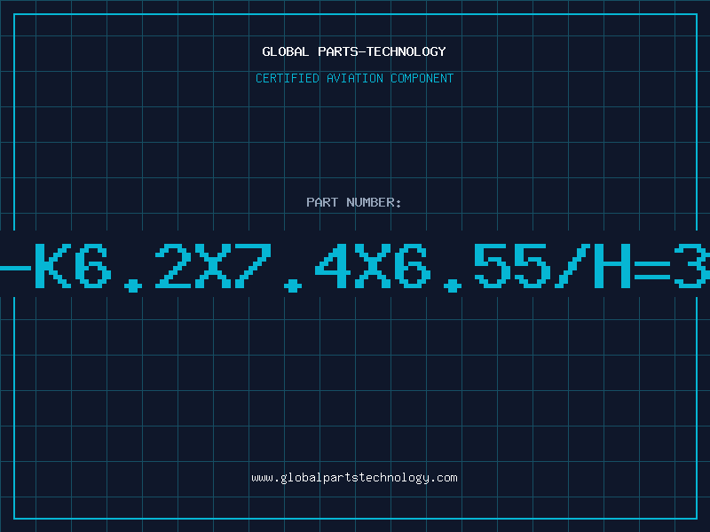 Aviation Part MS-K6.2x7.4x6.55/h=3mm