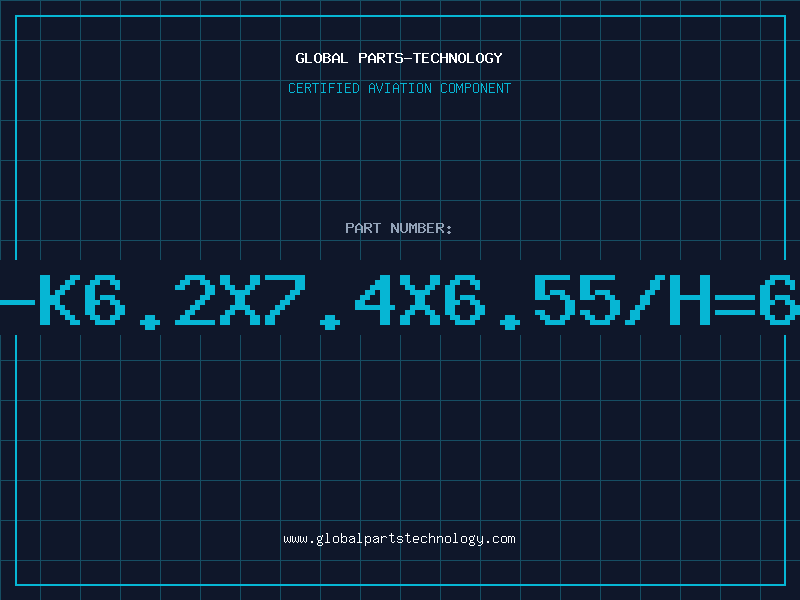 Aviation Part MS-K6.2x7.4x6.55/h=6mm
