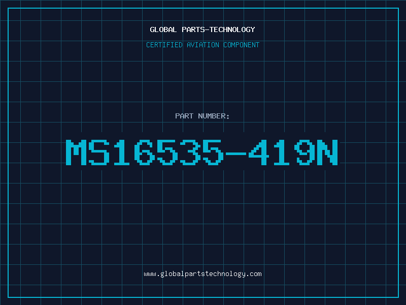 Aviation Part MS16535-419N