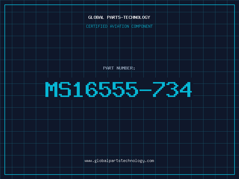 Aviation Part MS16555-734