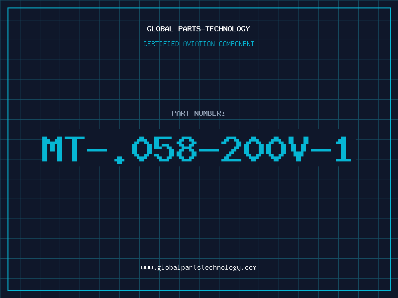 Aviation Part MT-.058-200V-1
