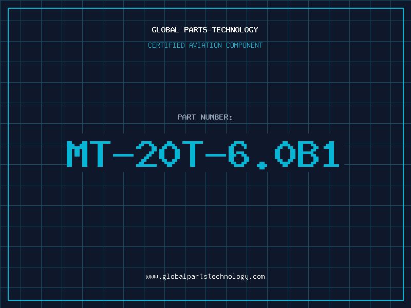 Aviation Part MT-20T-6.0B1