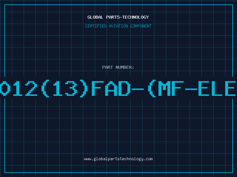 Aviation Part MT012(13)FAD-(MF-ELECT