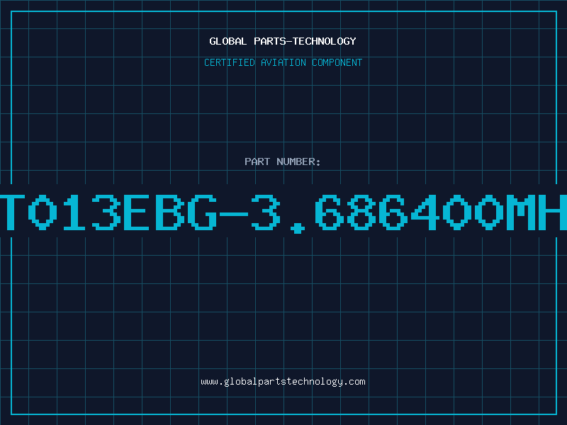 Aviation Part MT013EBG-3.686400MHZ