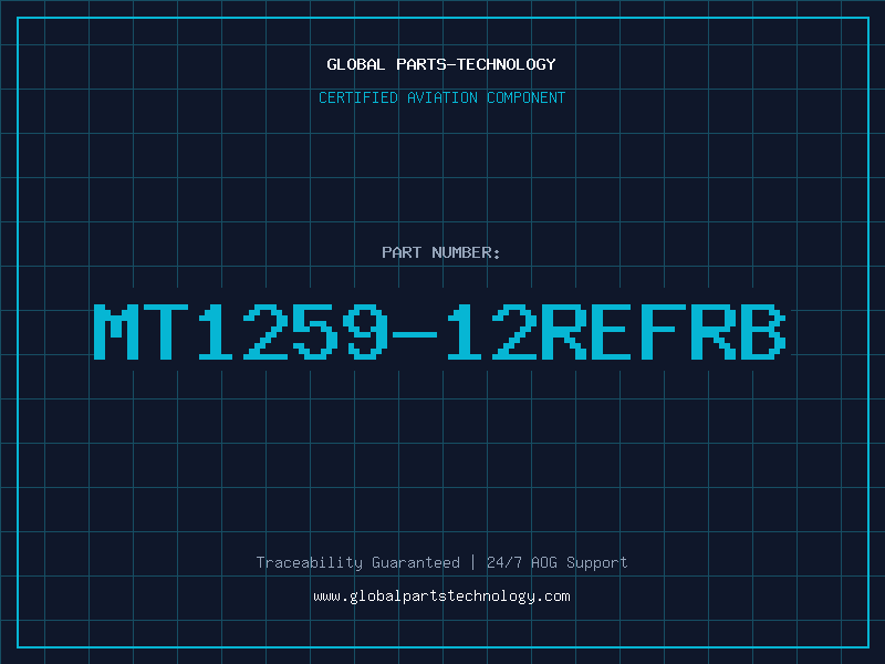 Aviation Part MT1259-12REFRB