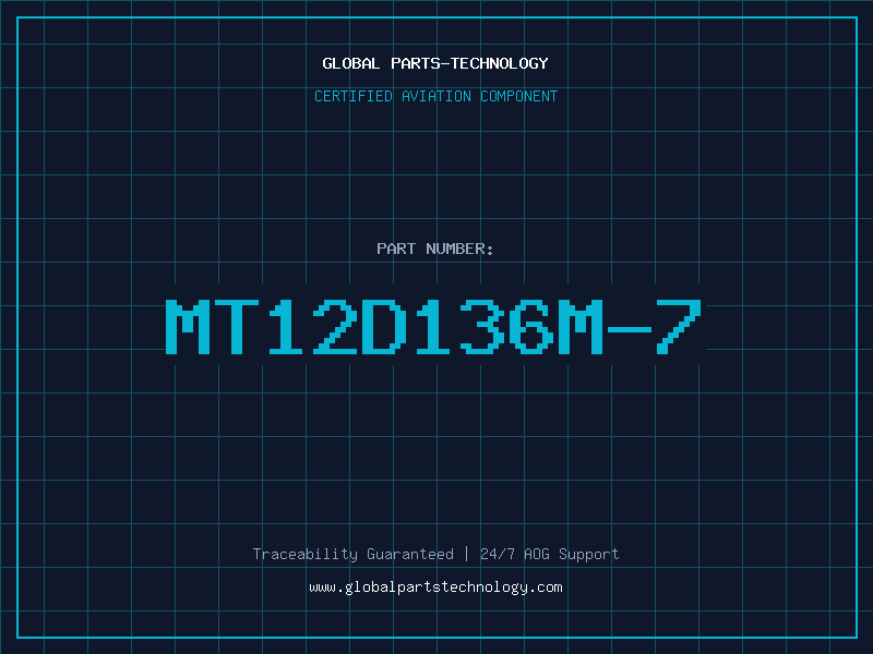 Aviation Part MT12D136M-7