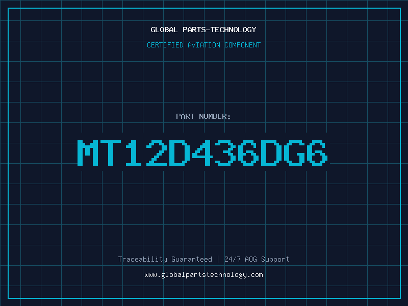 Aviation Part MT12D436DG6