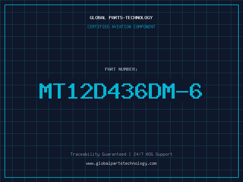 Aviation Part MT12D436DM-6