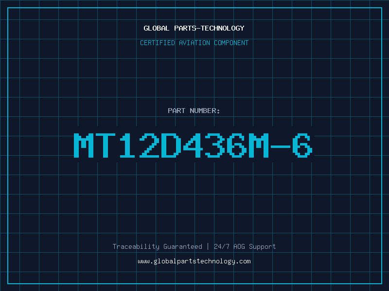 Aviation Part MT12D436M-6