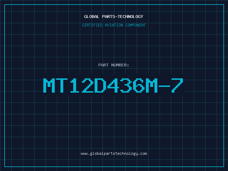 Aviation Part MT12D436M-7