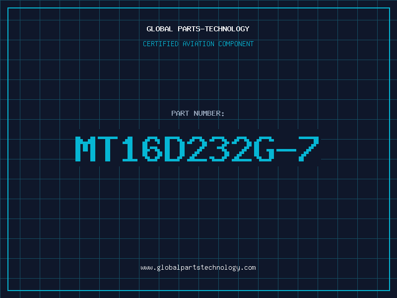 Aviation Part MT16D232G-7