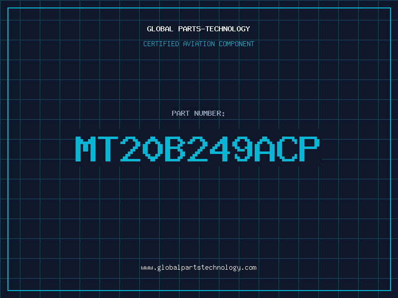 Aviation Part MT20B249ACP