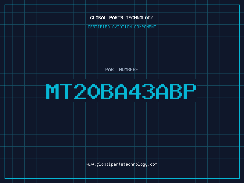 Aviation Part MT20BA43ABP