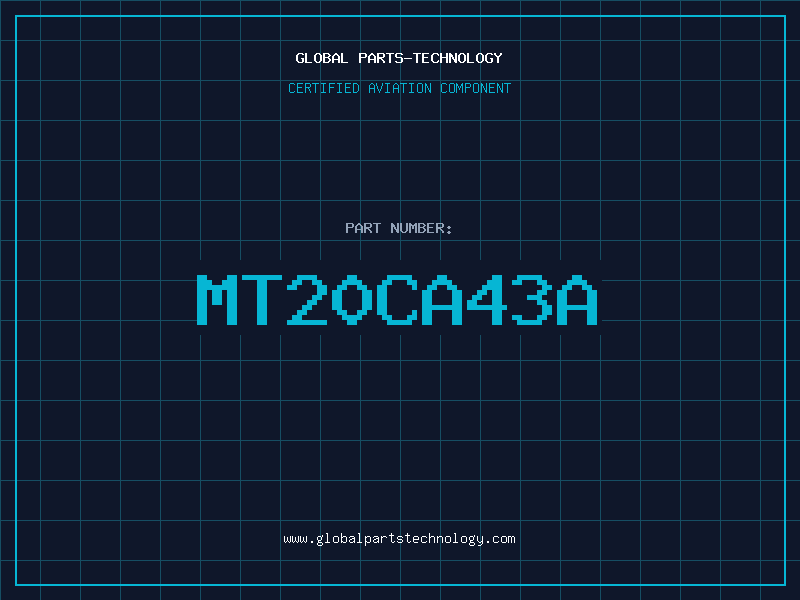Aviation Part MT20CA43A