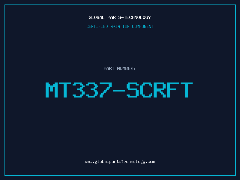 Aviation Part MT337-SCRFT