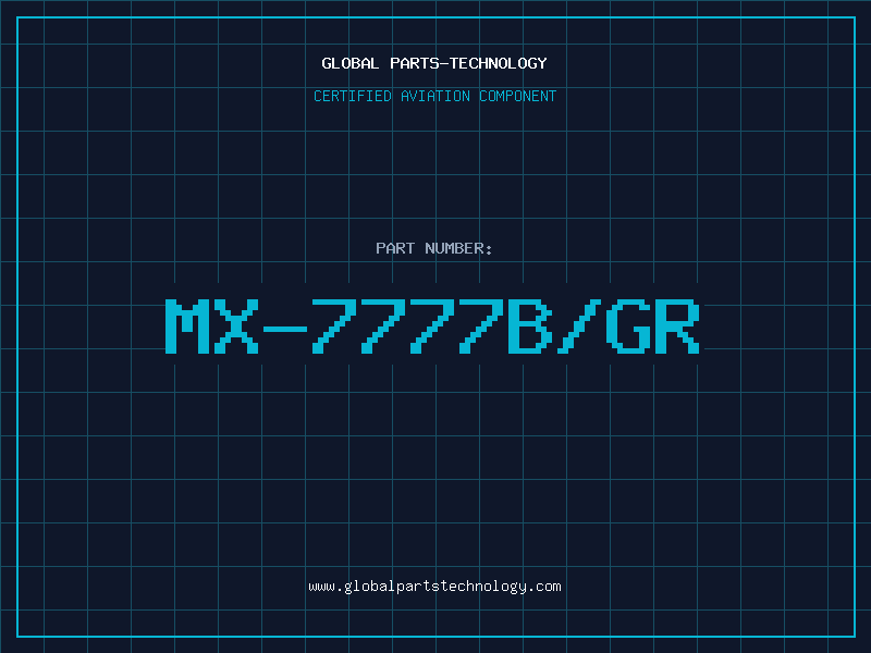 Aviation Part MX-7777B/GR