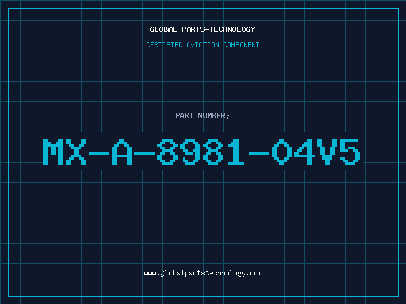 Aviation Part MX-A-8981-04V5