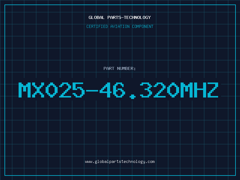Aviation Part MX025-46.320MHZ