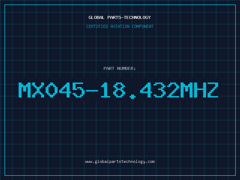 Aviation Part MX045-18.432MHZ