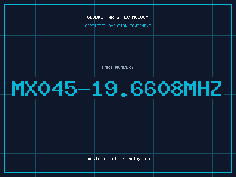 Aviation Part MX045-19.6608MHZ
