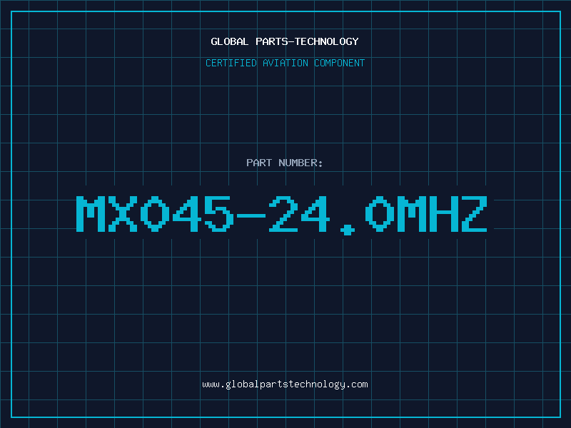 Aviation Part MX045-24.0MHZ
