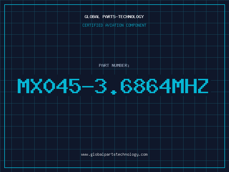 Aviation Part MX045-3.6864MHZ