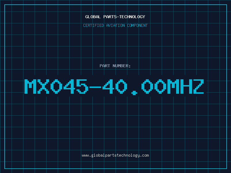 Aviation Part MX045-40.00MHZ