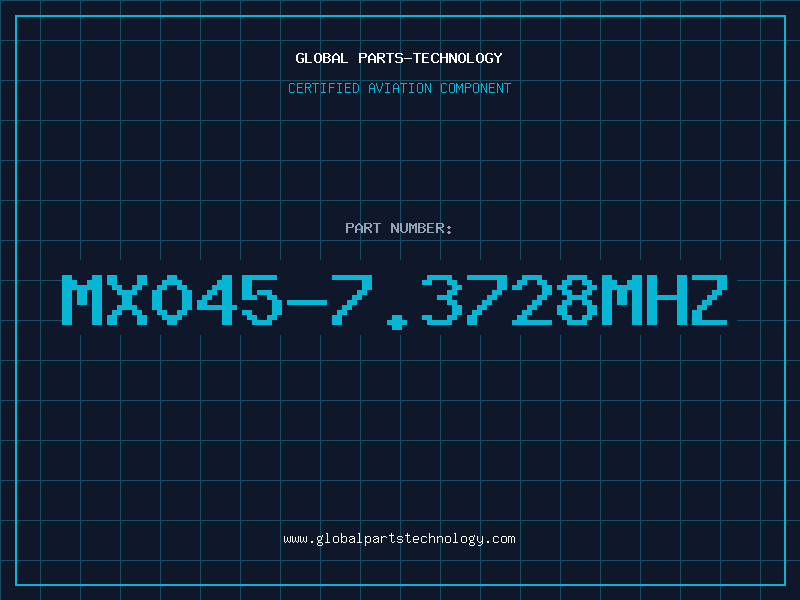 Aviation Part MX045-7.3728MHZ