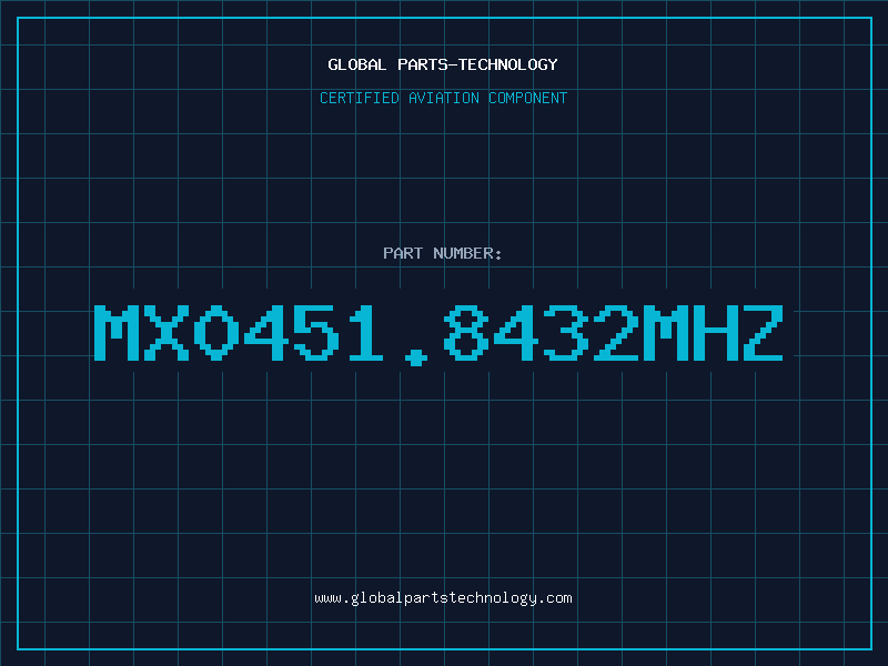 Aviation Part MX0451.8432MHZ