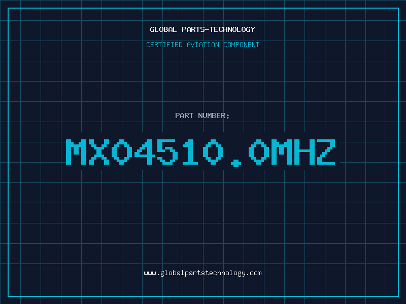 Aviation Part MX04510.0MHZ
