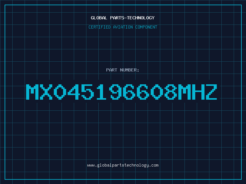 Aviation Part MX045196608MHZ