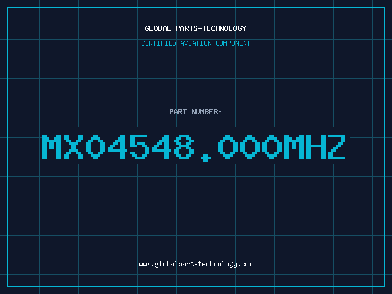 Aviation Part MX04548.000MHZ
