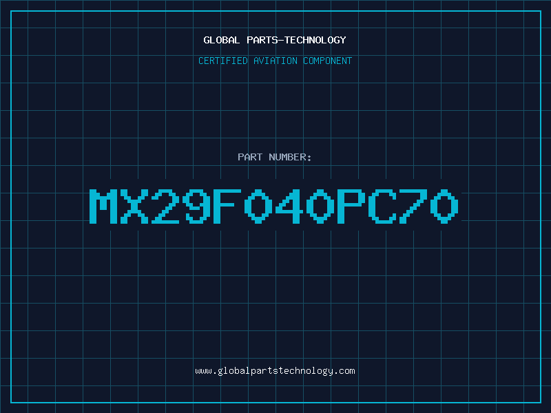 Aviation Part MX29F040PC70