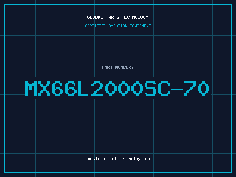 Aviation Part MX66L2000SC-70