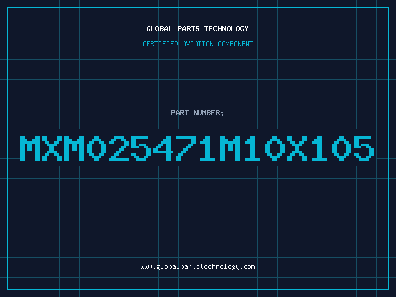 Aviation Part MXM025471M10X105