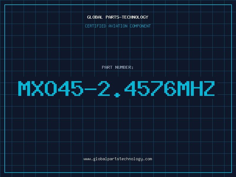 Aviation Part MXO45-2.4576MHZ