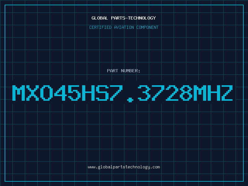 Aviation Part MXO45HS7.3728MHZ