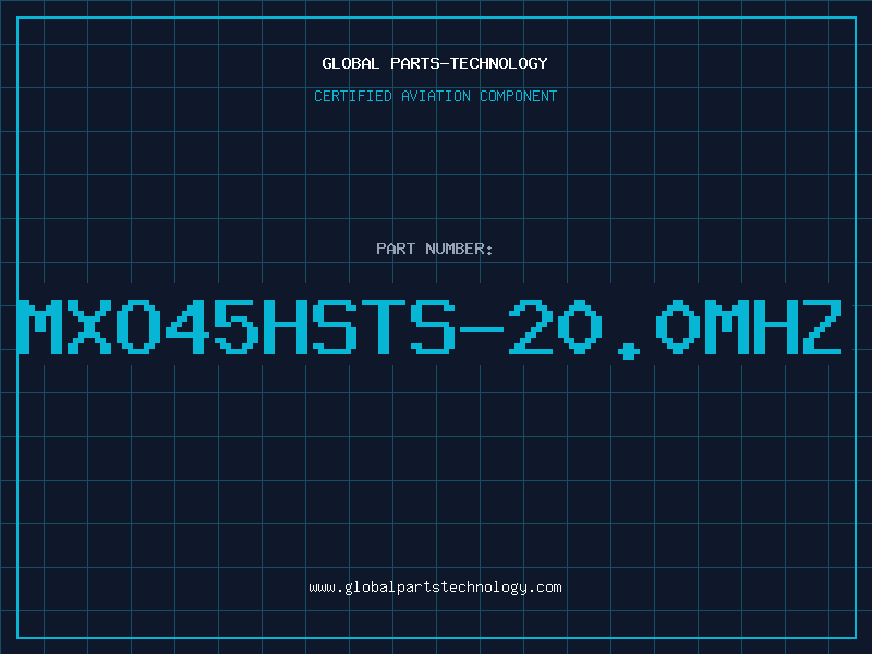 Aviation Part MXO45HSTS-20.0MHZ