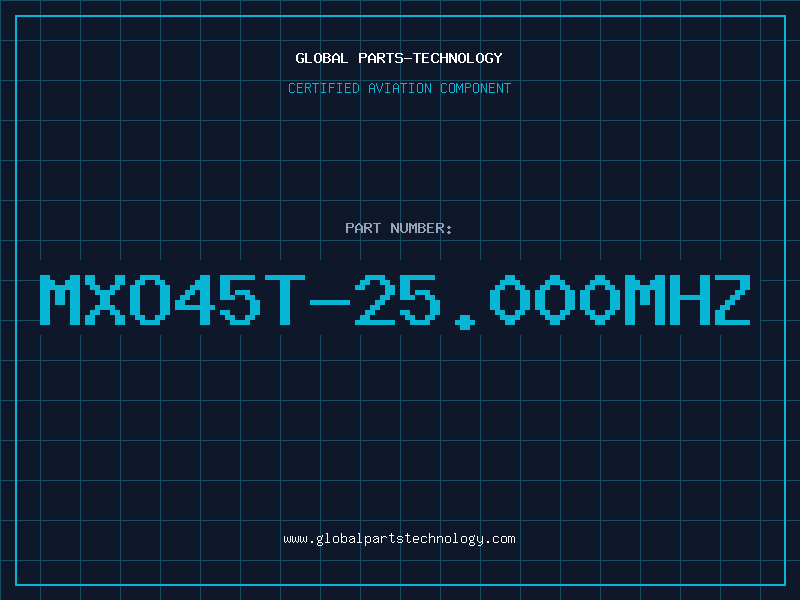 Aviation Part MXO45T-25.000MHZ