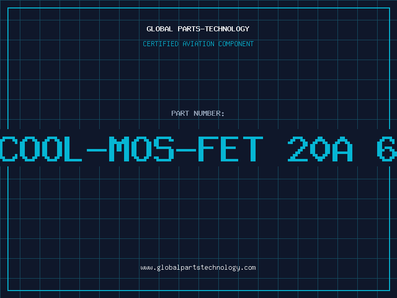 Aviation Part N-CH COOL-MOS-FET 20A 600V 0